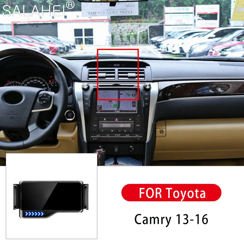 

Для Toyota Camry 2013-2016 Автомобильный держатель для телефона на магните, устанавливаемое на вентиляционное отверстие в салоне автомобиля Стенд мо...