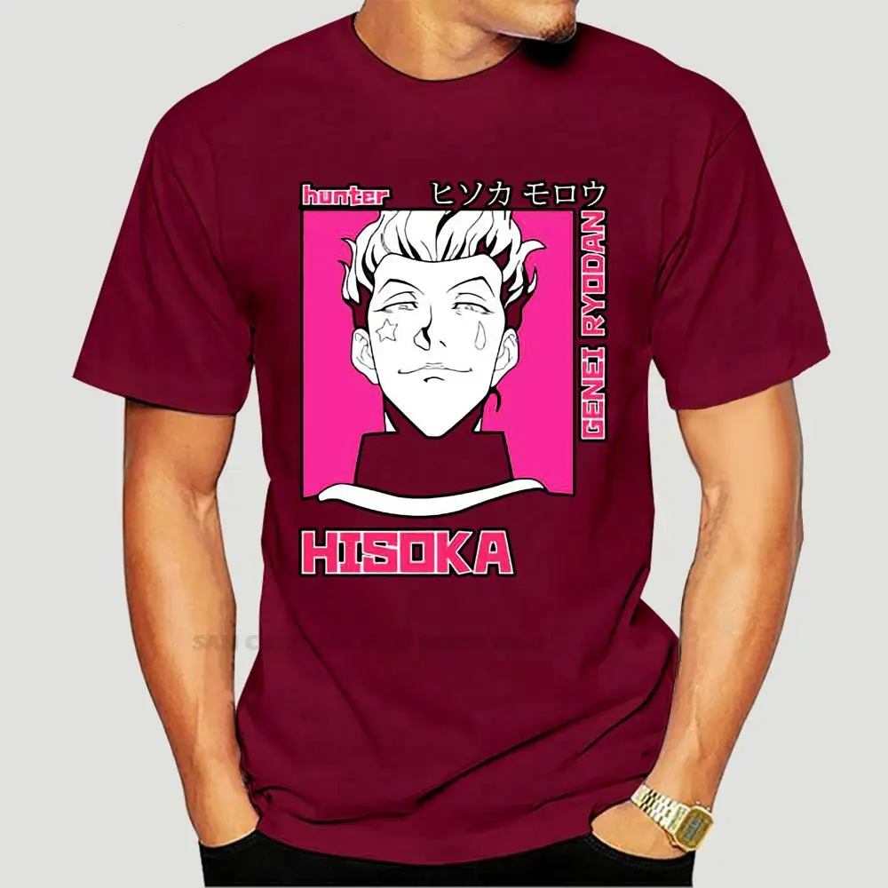 

Мужская футболка Hisoka Hunter x футболка с изображением охотника, Женская Мужская футболка 5751X