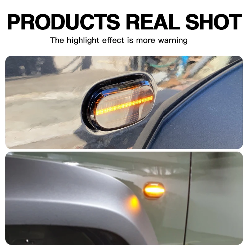 2 шт. для Suzuki Jimny B64W JB74 JB23 JB64 Mazda AZ off-road JM23W светодиодный боковой маркер плавный