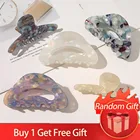 Заколки для волос женские с геометрическим узором, модные зажимы для волос