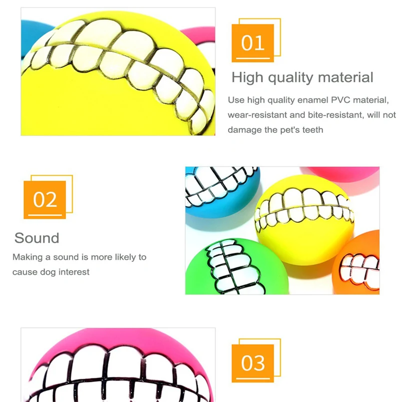 Шарик для зубов собаки веселая игрушка домашних питомцев сферические зубы