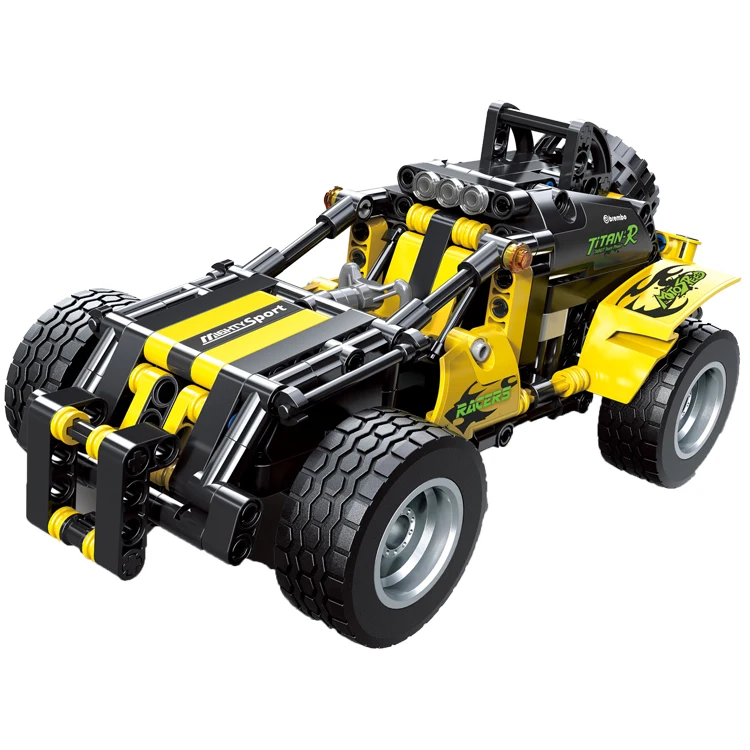 

DECOOL 3806 3807 pull back Off-road racer MOC set model building blocks bricks Toys for children