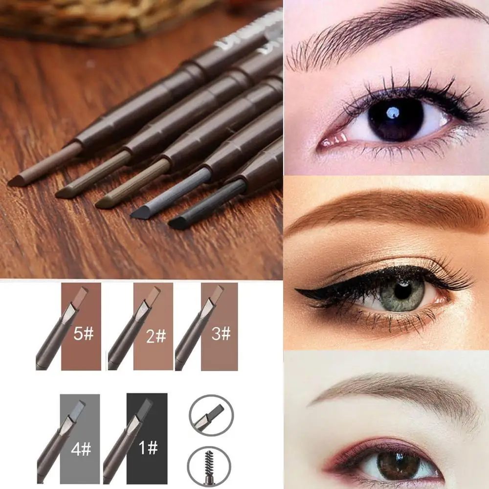 5 цветов одноцветная ручка для бровей татуировки водостойкая вилка наконечник