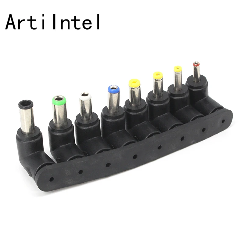 Универсальный 1 комплект = 8 шт./компл. 5pin Jack вилки DC для ноутбука 90 градусов AC
