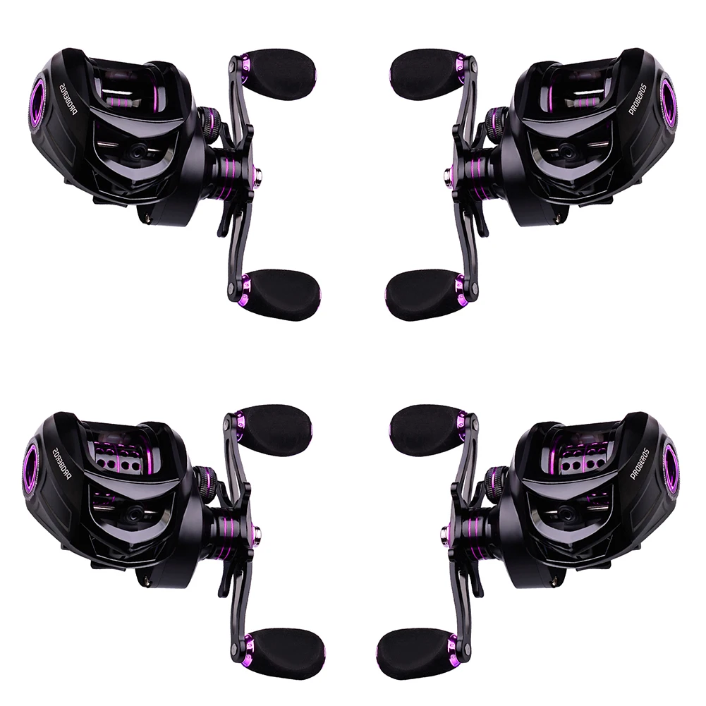 

PROBEROS Fishing Reel 7.2:1 High Speed Ultralight Baitcasting Reel Metal Spool Bait Casting Reel 12 Magnetic Brake 10kg Max Drag