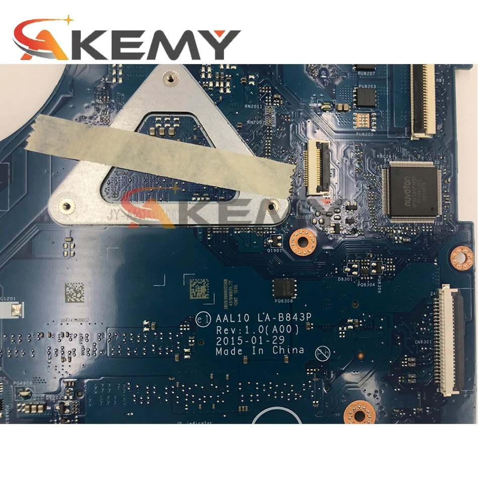 

Original Laptop motherboard For DELL Inspiron 5558 i5-5250U CN-07WTY1 07WTY1 LA-B843P SR26C N16V-GM-B1 DDR3 Mainboard
