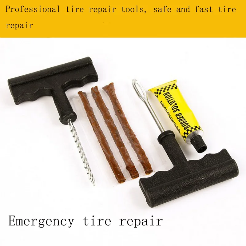 

Quick tire repair tool combination vehicle and motorcycle vacuum tire repair tool parts tire repair kit