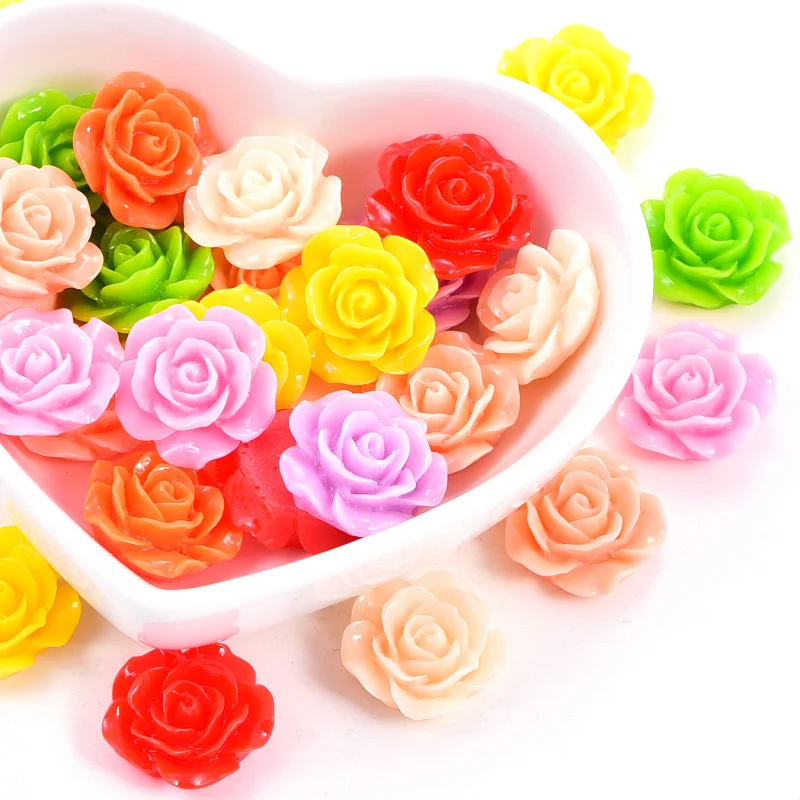 100 штук пакет смешанных цветов ABS искусственный цветок полукруглые жемчужные