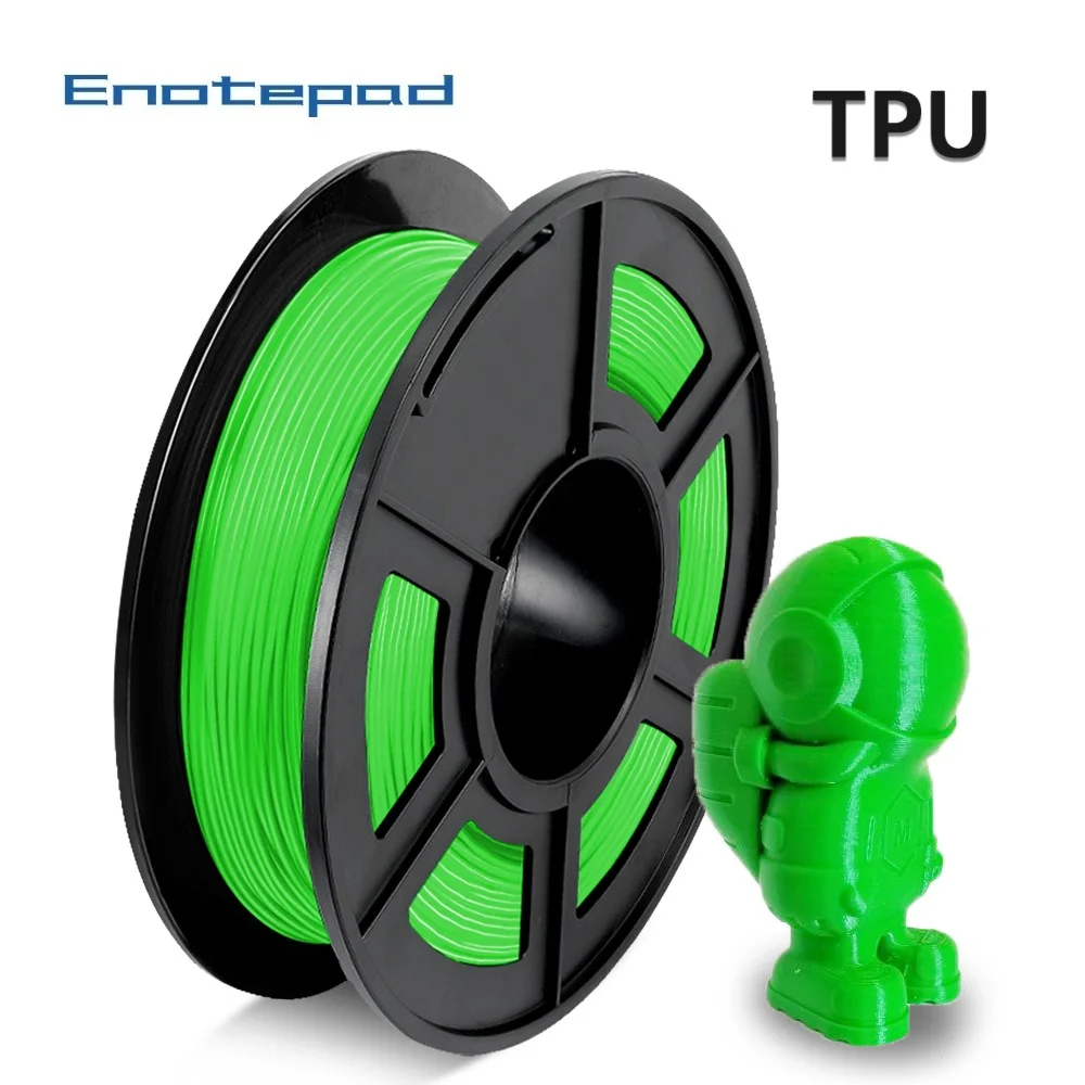 

Enotepad TPU Flexible Filament 1.75mm 0.5 kg new DIY 3d Printer Plastic Filament Flexible Filament стержень для 3д ручки