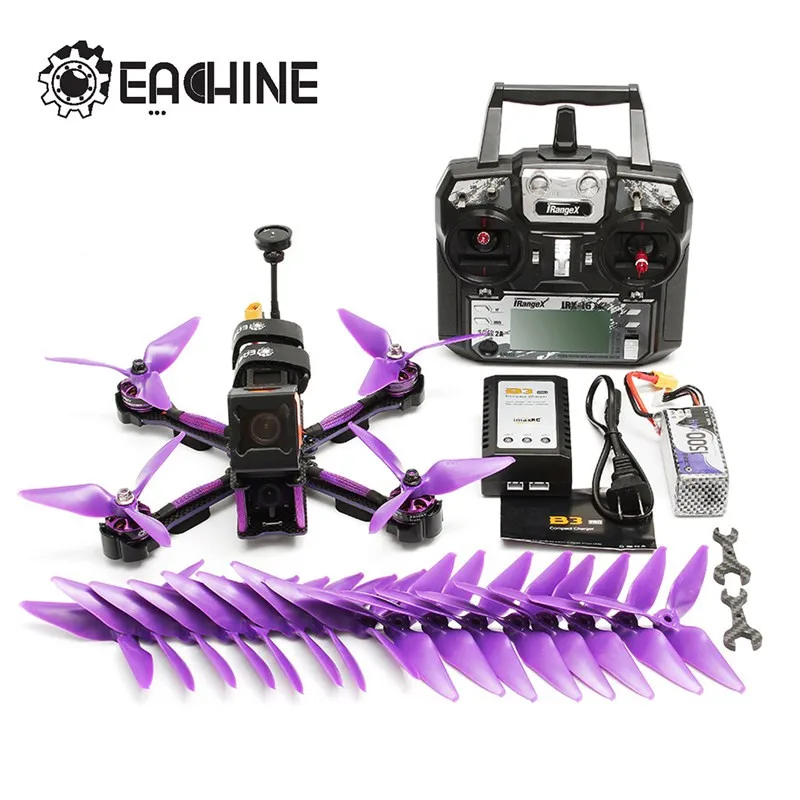 Квадрокоптер X220S FPV Радиоуправляемый мультироторный F4 5 8G 40CH 30A Dshot600 800TVL Flysky RTF RC