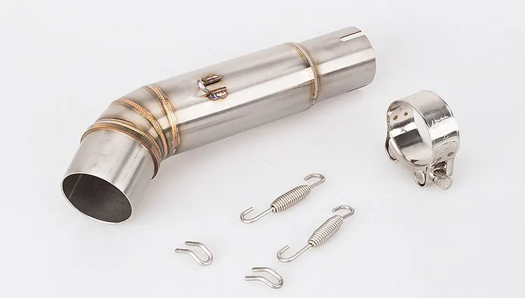 Slip On For CB600 CB600F Variation Hornet 600 Motorcycle Exhaust Escape Middle Mid Connection Link Pipe Muffler
