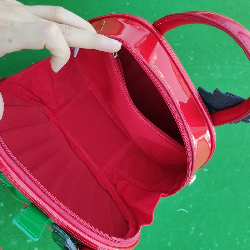

[EAM] Women New Large Capacity Pumpkin Shape Handbag Pu Leather Personality All-match Top-handle Bag Fashion Tide 2021 18A2966