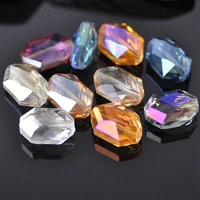 18x13mm oval faceted crystal glass prism loose crafts beads for jewelry making diy curtains