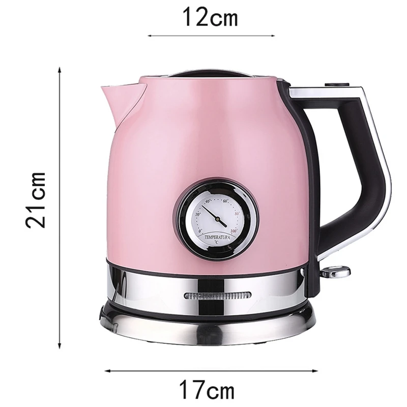 1.8L 304 нержавеющая сталь Электрический чайник с контролем температуры воды