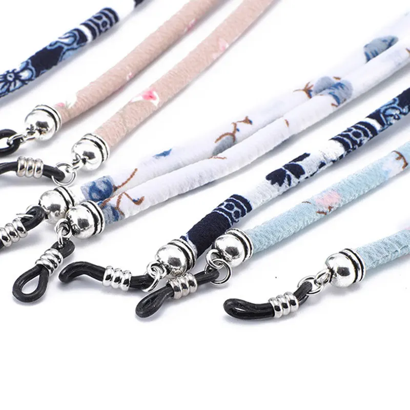 

Fashion New Blue And White Porcelain Series Eyeglass Nylon Rope Sunglasses Neck String Cord Retainer Strap Rope 2020