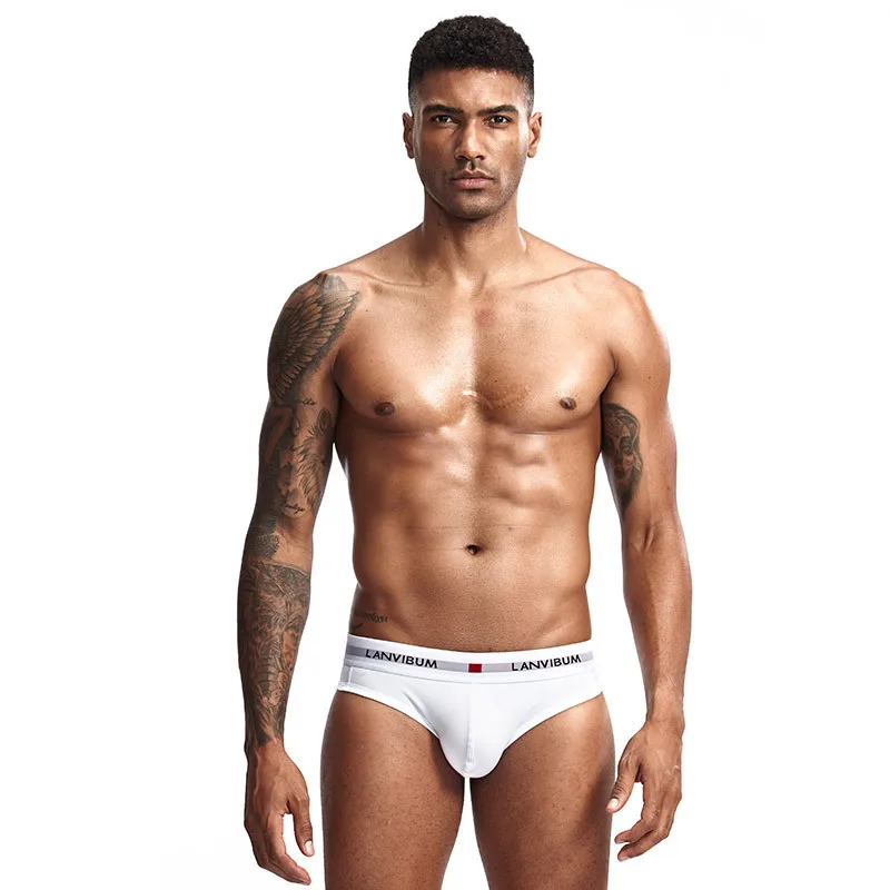 

Best selling new briefs cotton low waist U convex big bag men's briefs fashion pull-up cotton low waist men's briefs underwear