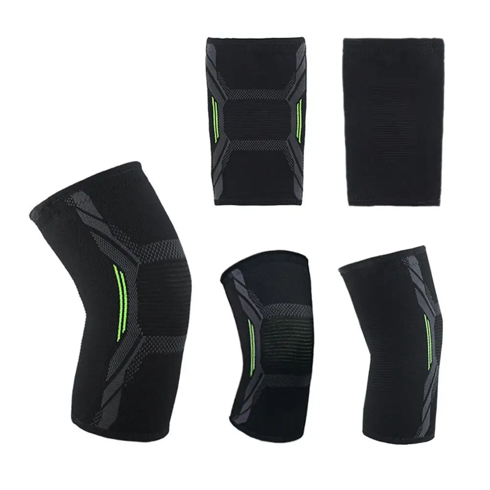 

Fitness Running Cycling Knee Support Braces Elastic Nylon Sport Compression Knee Pad Sleeve For Basketball Volleyball