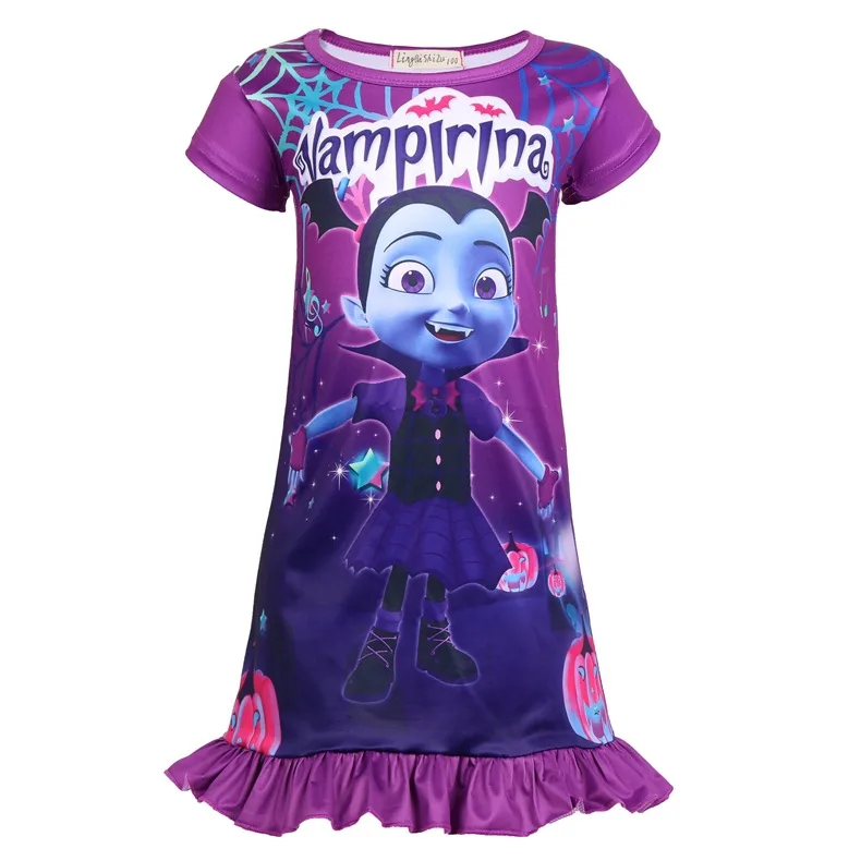 Children Vampirina Cosplay Costumes Vampire Girls Dresses Kids Fancy Party Dress Toddler Streetwear Clothes Halloween | Детская одежда