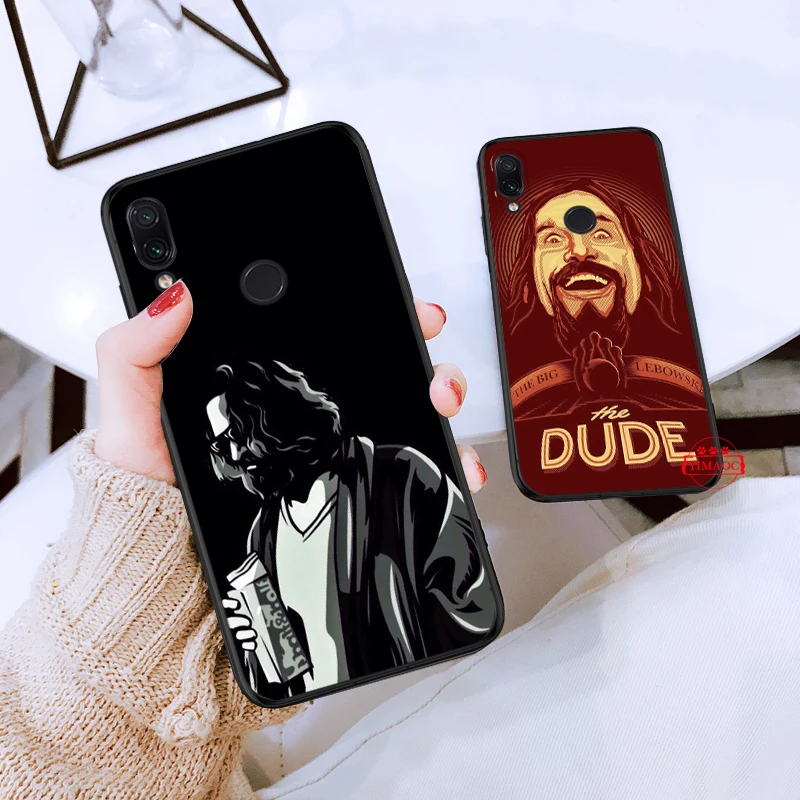 Фильм БОЛЬШОЙ ЛЕБОВСКИ Блестящий силиконовый случай для Redmi Примечание 4X5 Pro 6 5A