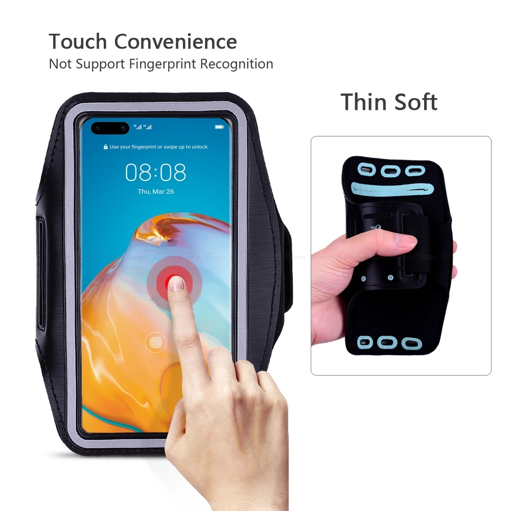 Чехол-держатель для спортивной сумки бега и чехол телефона HuaWei P50 P40 P30 P20 Pro P10 P9 Plus