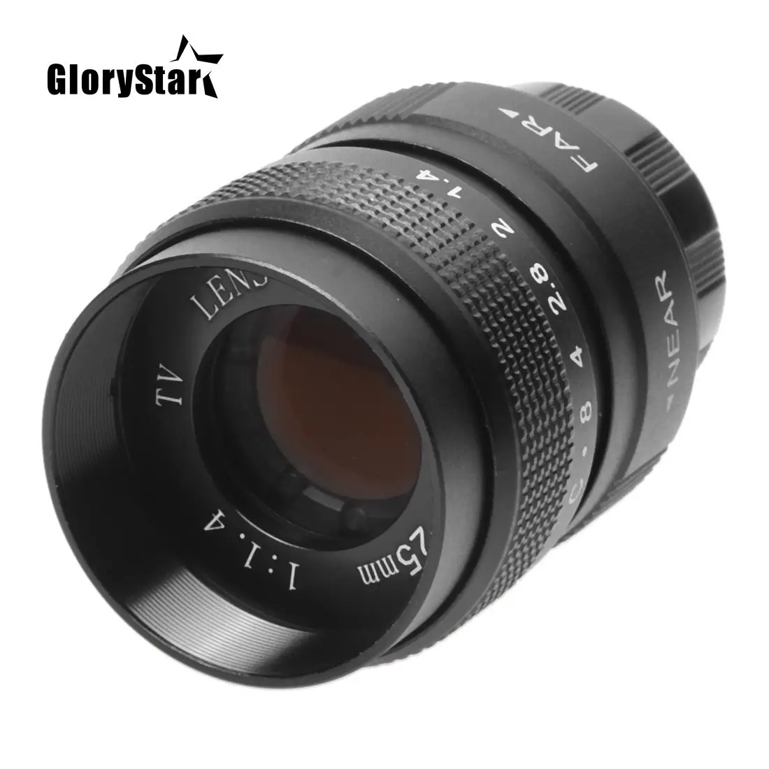GloryStar 25 мм CC TV F1.4 объектив для ТВ-фильма + C-образное крепление металлическая