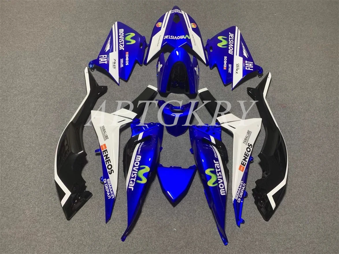 

New ABS Motorcycle Fairings Kit For YAMAHA TMAX530 Tmax 530 2012 2013 2014 12 13 14 T-MAX tmax530 Bodywork Set Blue White