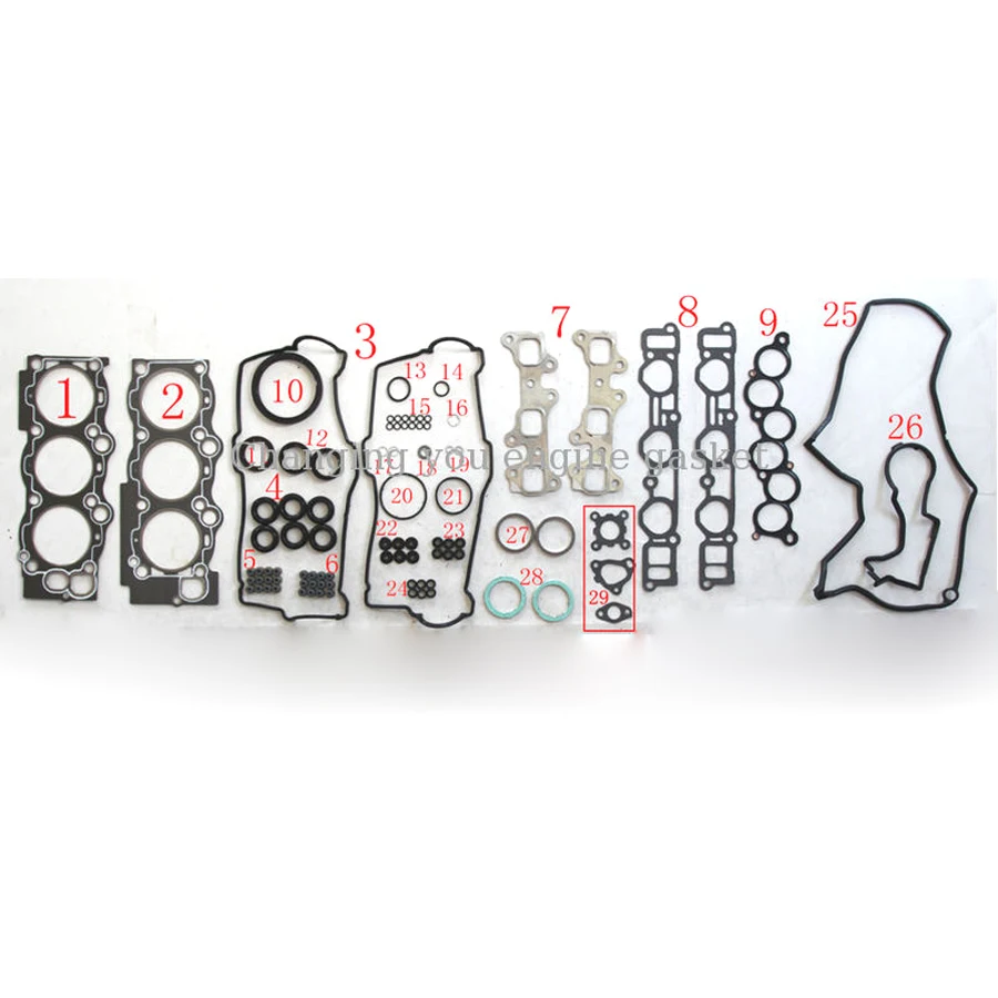 3VZFE 3VZ для TOYOTA CAMRY SCEPTER WINDOM Estate 3 0L прокладка двигателя детали комплекты