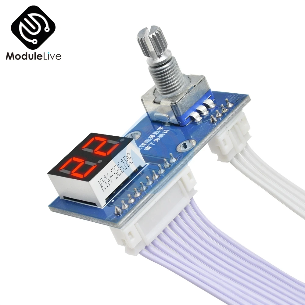 СВЕТОДИОДНЫЙ цифровой модуль постоянного тока 5 В DSP эффекты 100 0 99 с проводной