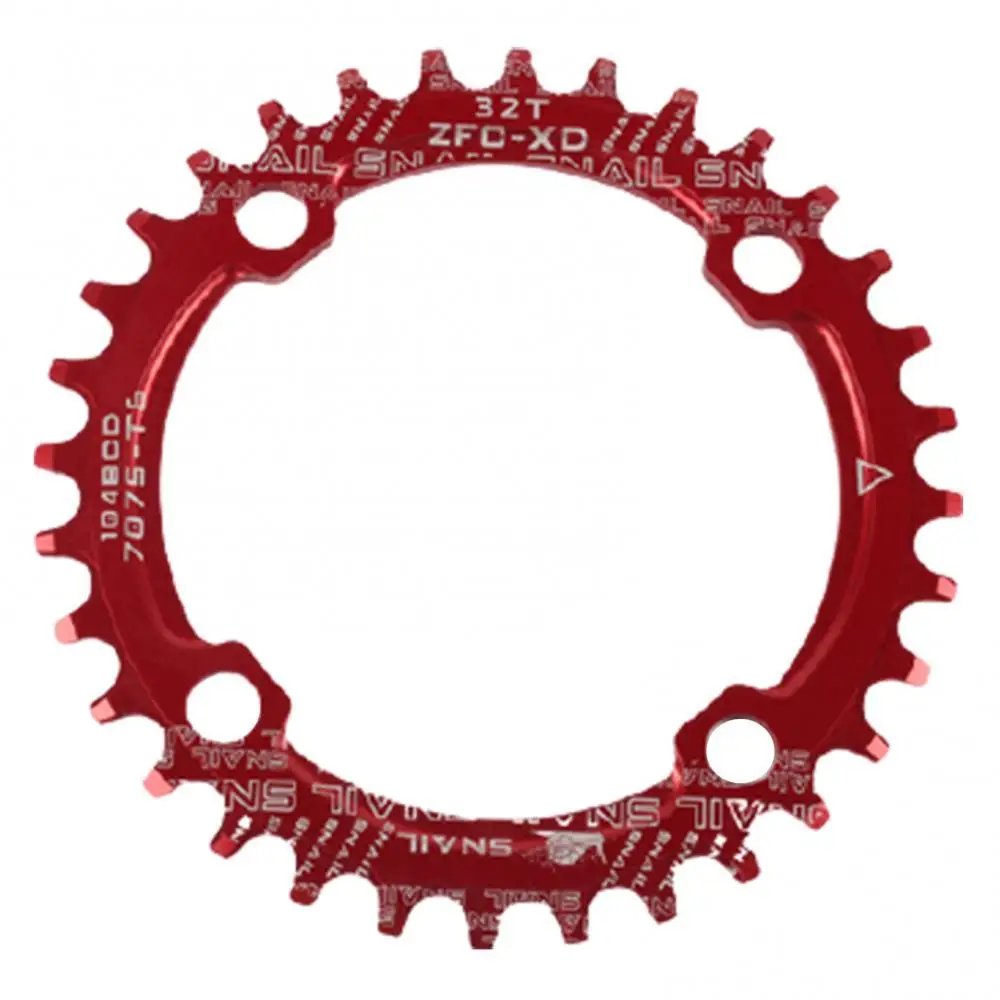 

Hot Universal Round 104BCD 32T 34T 36T 38T Narrow Wide Single Chainring For Bicycle Bike Multi-color Cycling Accessories Supplie