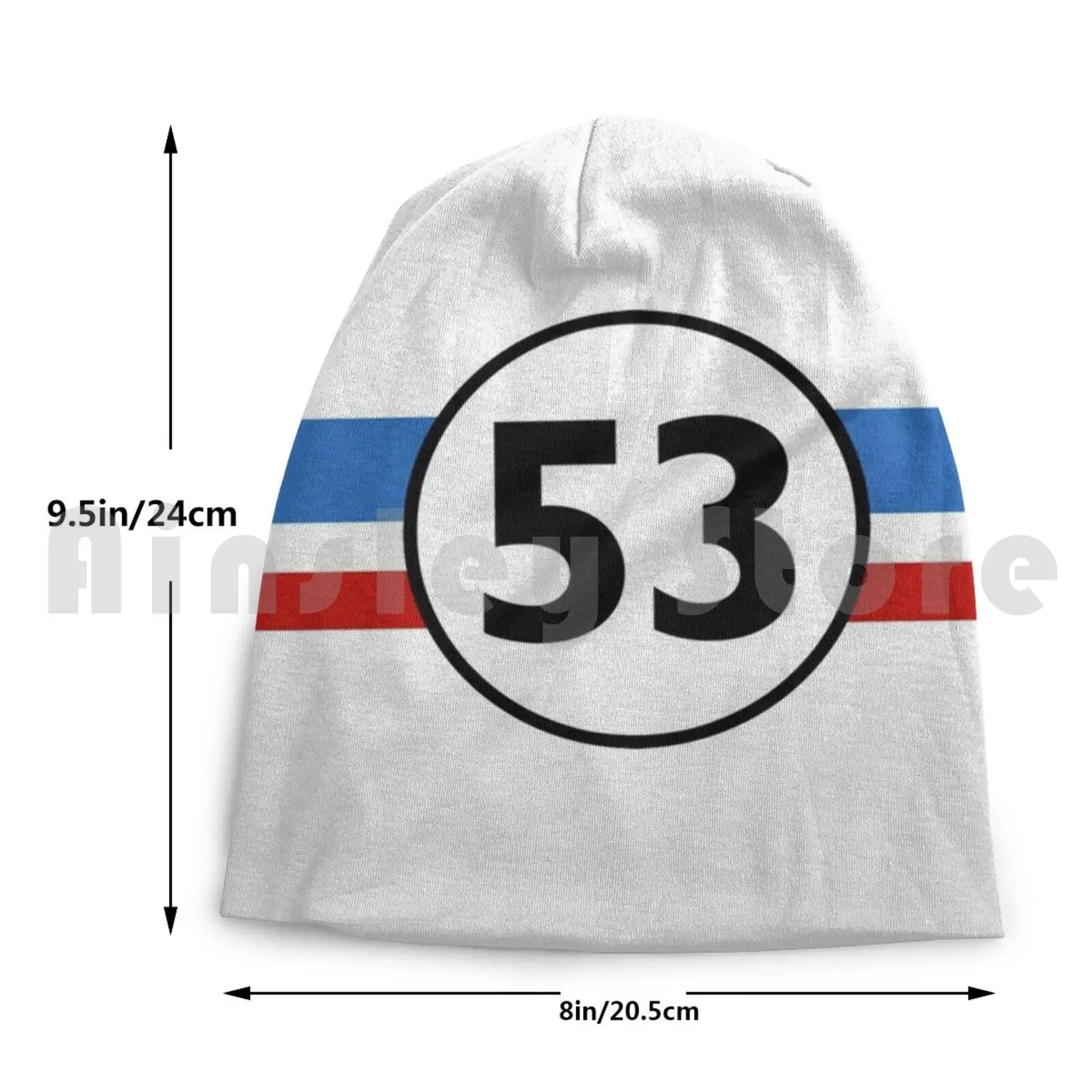 Классический гоночный автомобиль Herbie 53 1963 круглый логотип № 1 облегающая шапка