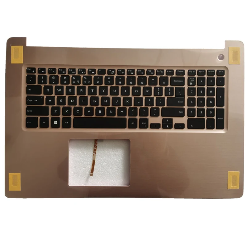 Teclado do Portátil dos Eua para Dell 5770 com Encosto de Mãos Novo Inspiron Case Superior 0xfr25 Ap21d000750 17