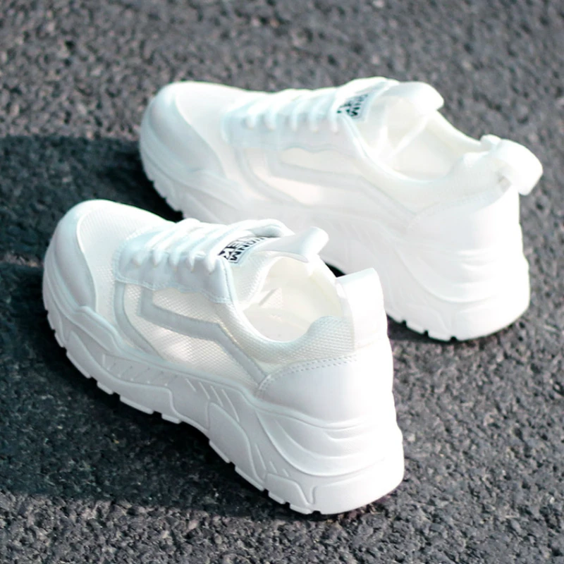 Женская обувь для бега лето 2019 модный светильник на шнуровке дышащие Прогулочные