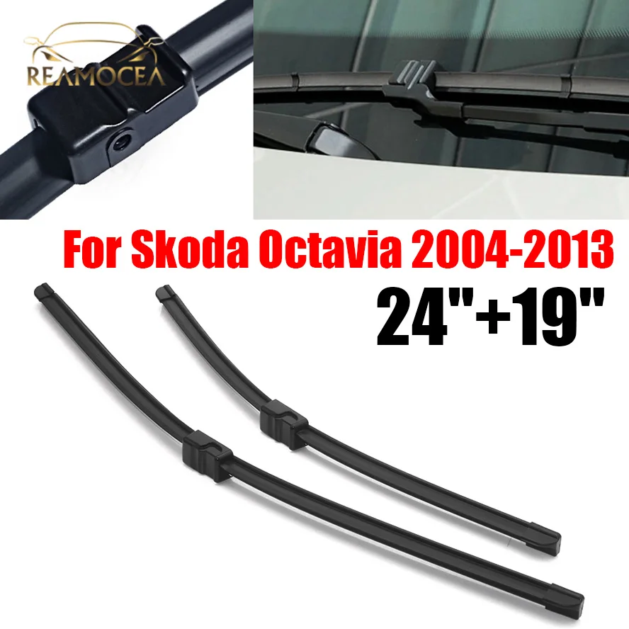 

Щетка стеклоочистителя Reamocea, стеклоочиститель для Skoda Octavia 2004 2005 2006-2013, 24 дюйма + 19 дюймов, 2x