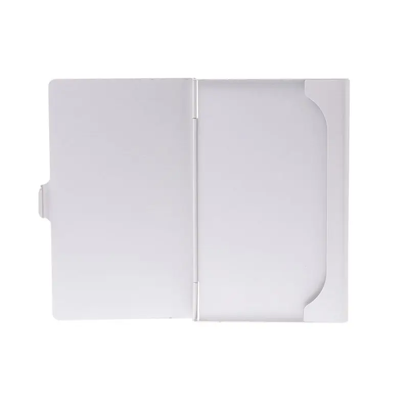 

G5AE 1x Stainless Steel Business Name Credit ID Card Holder Box Metal Pocket Box Case