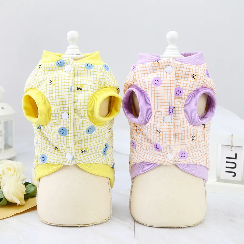 Одежда для домашних животных маленьких собак и кошек Осень-зима маленькая