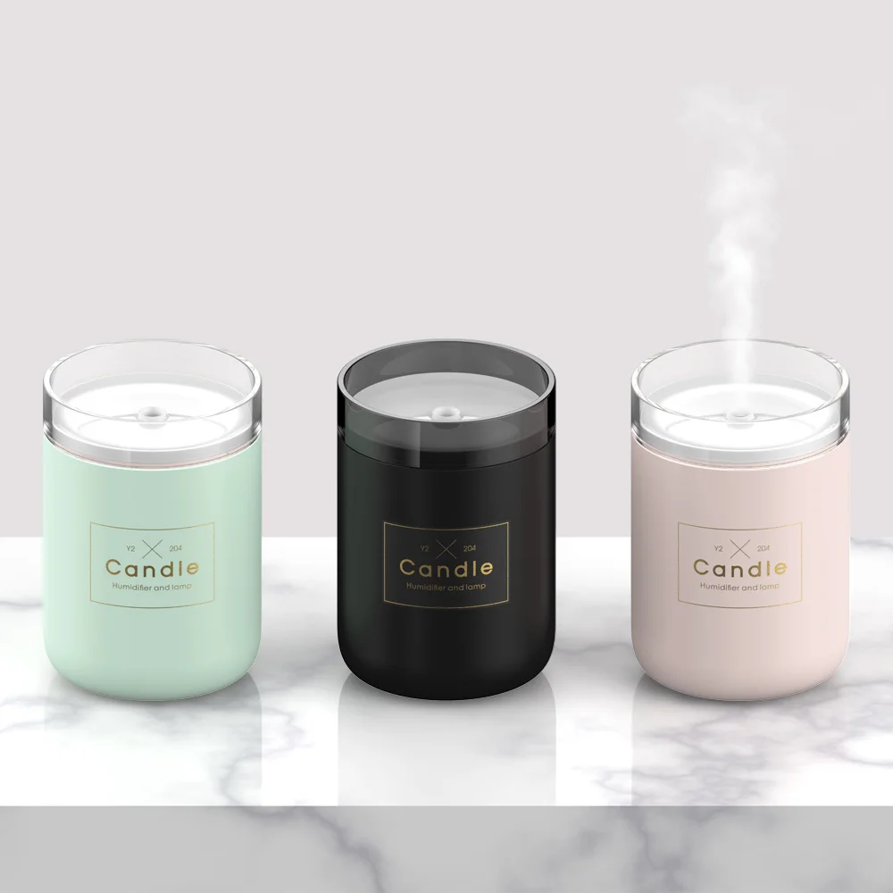 

280ml air conditioner led sail cold ultrasonic fog essential oil diffuser usor usb fog-producing car odour lamp