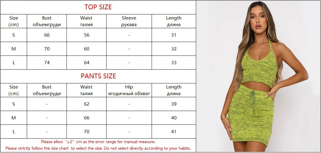 

Wepbel Beach 2 Piece Sweater Crop Tops V-neck Summer Skirts Sets Women Camis Tops Highwasit Pencil Skirts Slim Fits Lace Up