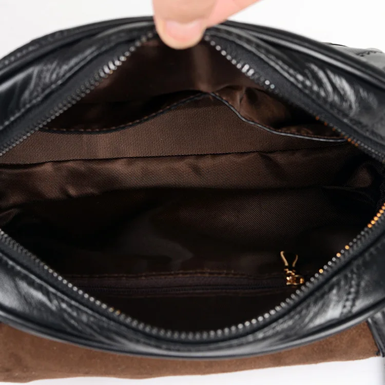 

Ladies handbag 2021 new trend leather women's soft leather shoulder bag fashion messenger bag rivet small square bag female bag