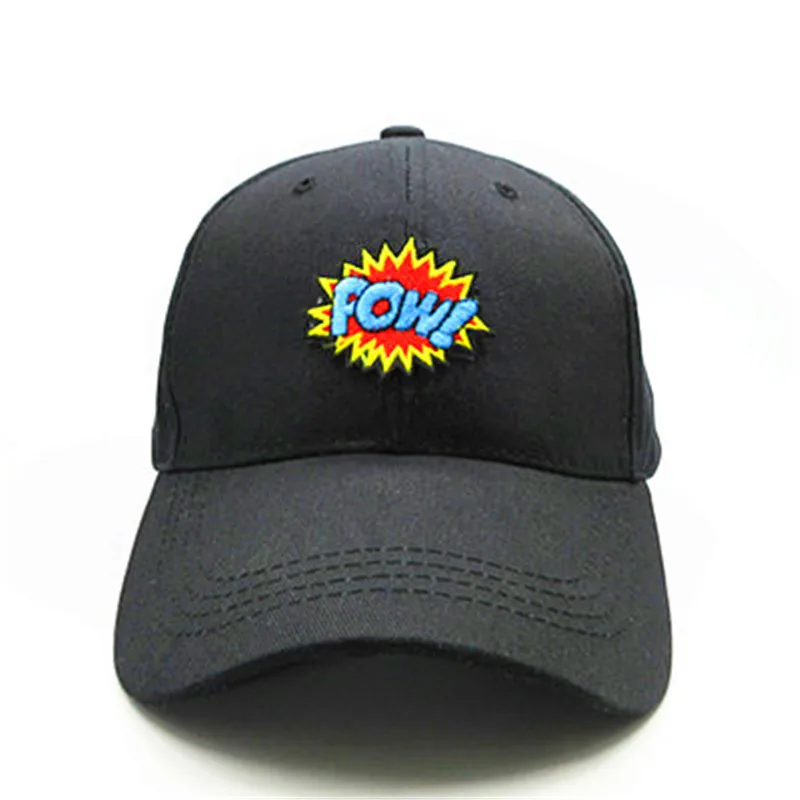 

2021 Pow Letter Embroidery Cotton Baseball Cap Hip-hop Adjustable Snapback Hats for Men and Women 260