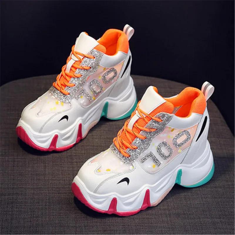 

Style Chunky Dad Sneakers Women Breathable Mesh Casual Shoes Fashion Platform Sport Shoes