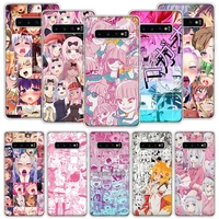 japan anime girl manga face phone case for samsung a71 a70 a51 a50 5g a41 a40 a31 a30 a21s a20e galaxy a11 a10 a9 a8 plus a7 a6
