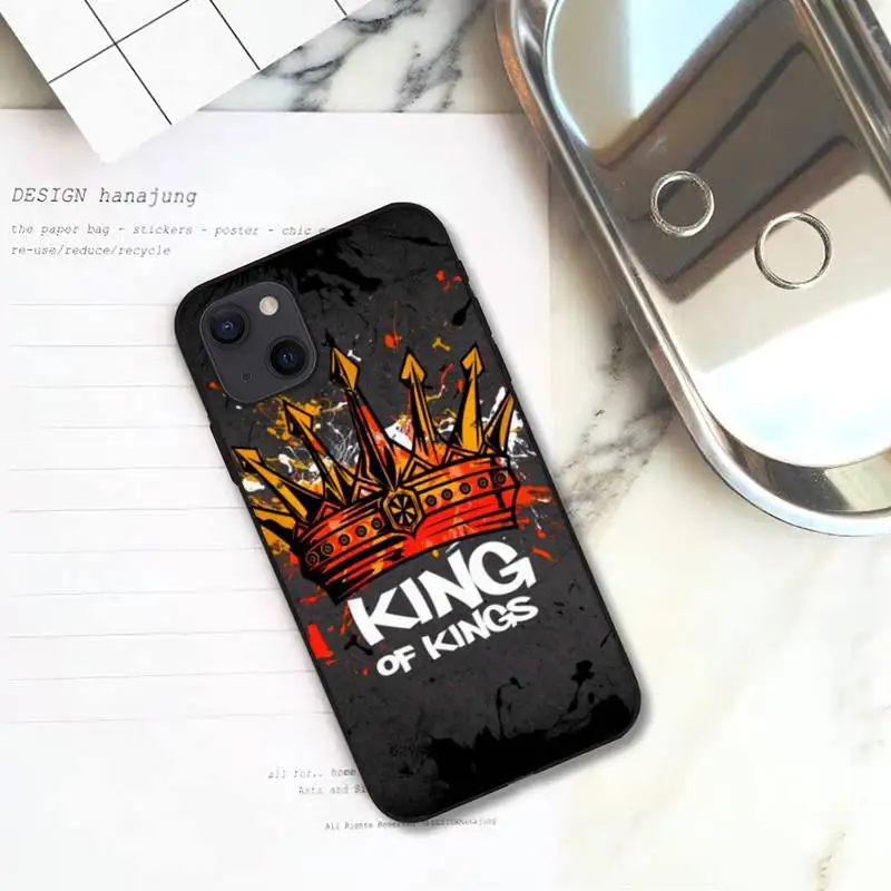 Чехол King Queen для телефона iPhone 11 12 Mini 13 Pro XS Max X 8 7 6s Plus 5 SE XR | Мобильные телефоны и
