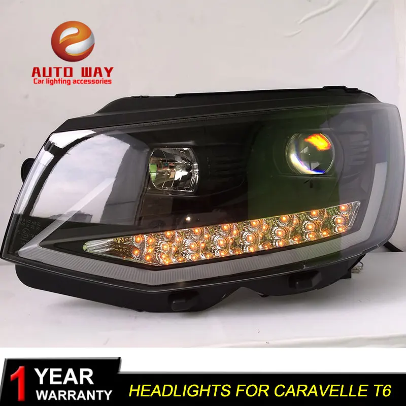 Чехол для автомобильного стайлинга налобный фонарь VW Caravelle T6 фары 2017 2018