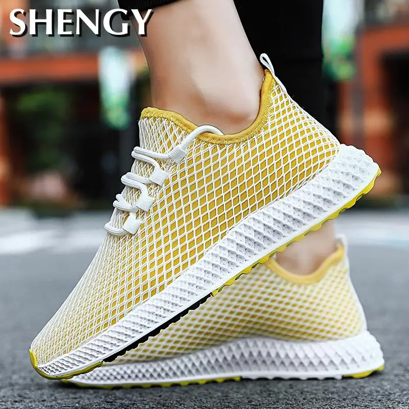 Мужские кроссовки для тенниса повседневная Летняя мужская обувь бега спортивная