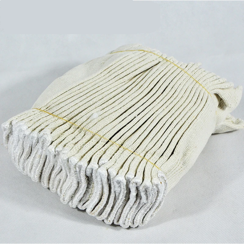 Высококачественные износостойкие рабочие перчатки из толстого хлопка с защитой