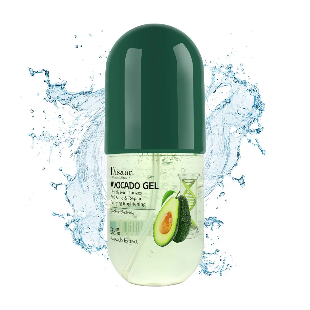 

280ml Avocado Capsule Gel Moisturizing Eliminate Skin Damage Treat Acne Shrink Pores Repair Skin Smoothing Brighten Body Care