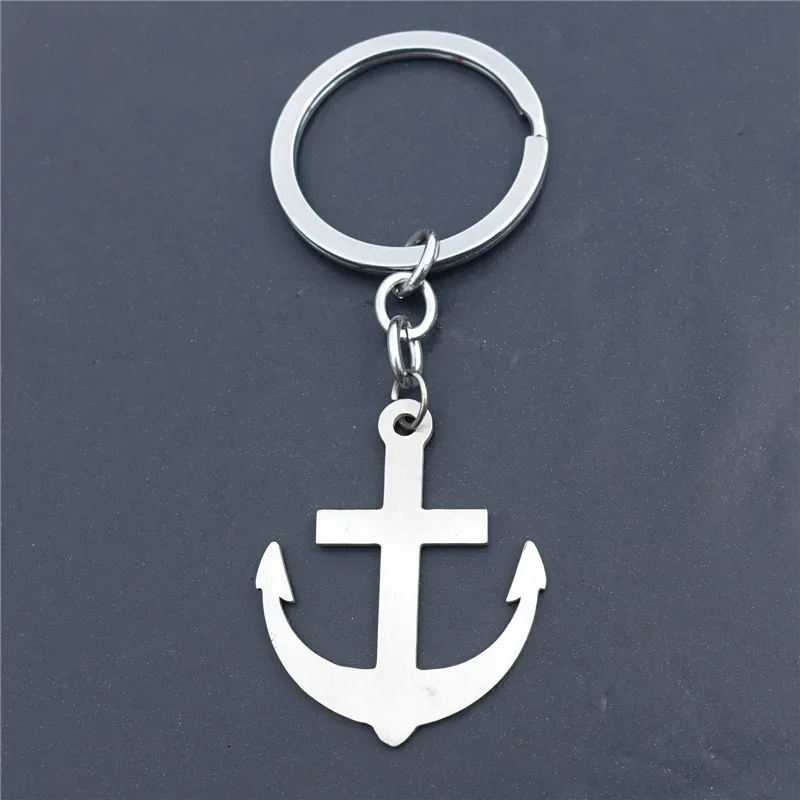 

Stainless Steel Anchor Pendant Charm Keyrings Anchor Sail Keychains Water Sailing BFF or Couples Lovers Jewelry You’re My Lord