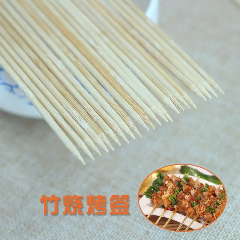 30 см 100 шт бамбуковые деревянные шпажки для барбекю Еда Бамбук Мясо инструмент