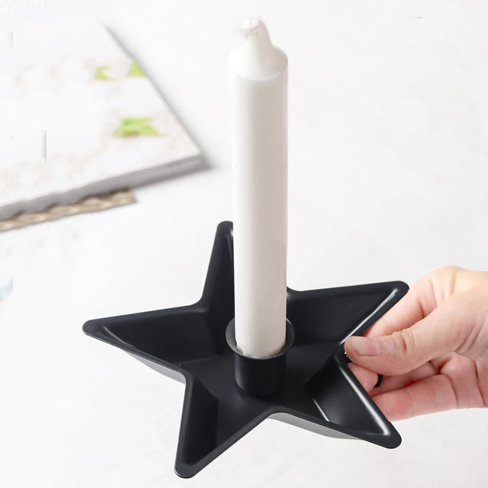 Звезда в форме сердца Рождественский подсвечник для дома железный металлический