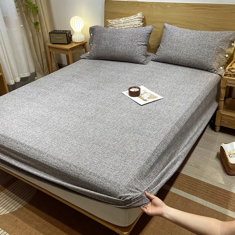 

New 1pcs Liangpin Ground Wool Four Seasons Ben Extra Thick Fine Wool Cotton Series Single Fitted Twin Sheet * + 25cm 120 200